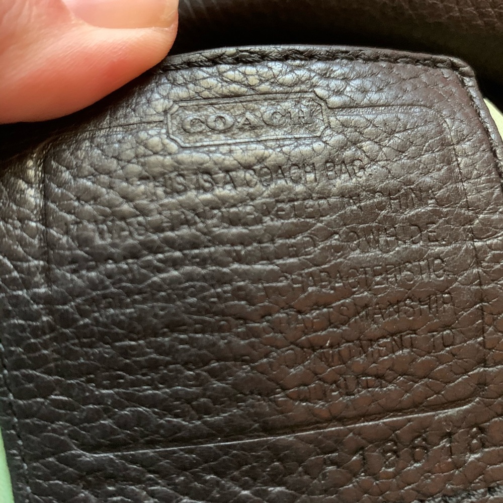 Coach leather bag - Picture 7 of 8